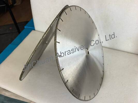 Lưỡi cưa kim cương mạ điện 400mm với liên kết niken để cắt bê tông chống mài mòn