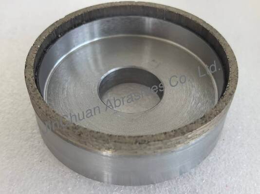 Đá mài kim cương liên kết kim loại 6A2 Usd cho băng chà nhám, Số hạt kim cương 450