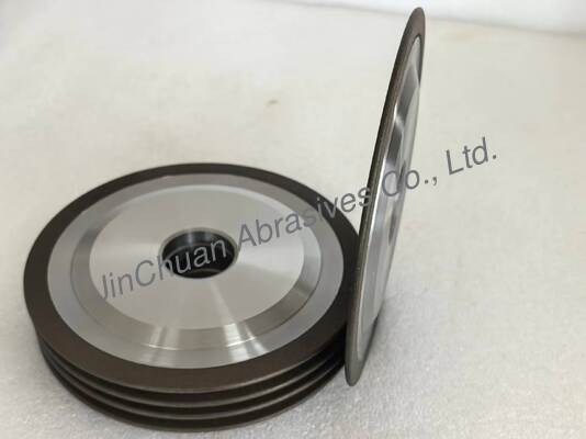 Đá mài CBN 150mm kết dính nhựa với lỗ trong 32mm và lớp CBN từ 1.3mm đến 4.0mm để mài dao cụ HSS
