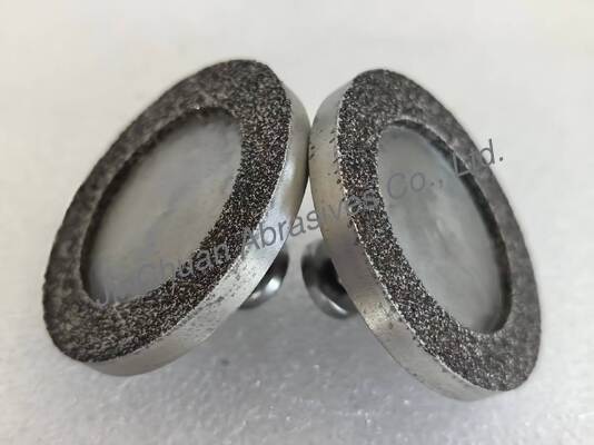 Đầu mài CBN mạ điện 50mm đường kính, cỡ hạt B252 tùy chỉnh cho kim loại cứng