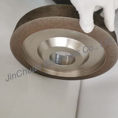 Xe nghiền CBN điện áp 405 mm OD với liên kết niken điện áp và kích thước cát tùy chỉnh cho nghiền chính xác