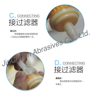 Thép không gỉ Kim cương Massage nhỏ Tập tin kim cương nhỏ cho vẻ đẹp làn da