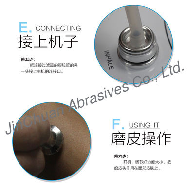 Thép không gỉ Kim cương Massage nhỏ Tập tin kim cương nhỏ cho vẻ đẹp làn da