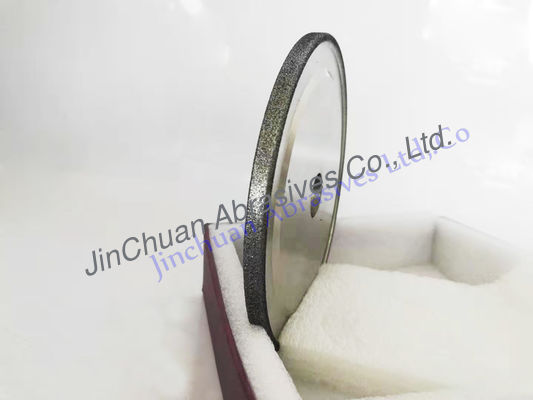 Bánh xe kim cương CBN 127mm mạ điện cho răng Turbo mài hình dạng cơ thể thép tùy chỉnh