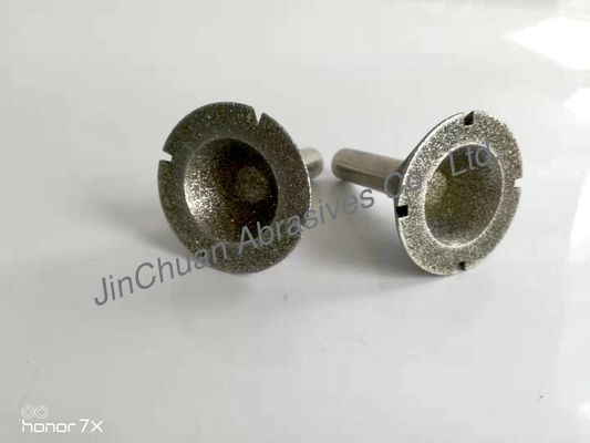Chiều dài hình nón 35mm Chiều rộng 15mm Đầu mài kim cương 100 Kháng mài mòn Grit