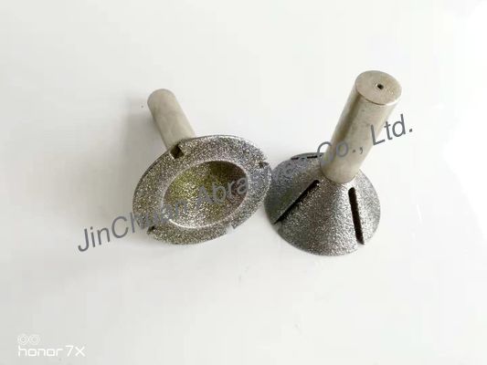 Chiều dài hình nón 35mm Chiều rộng 15mm Đầu mài kim cương 100 Kháng mài mòn Grit