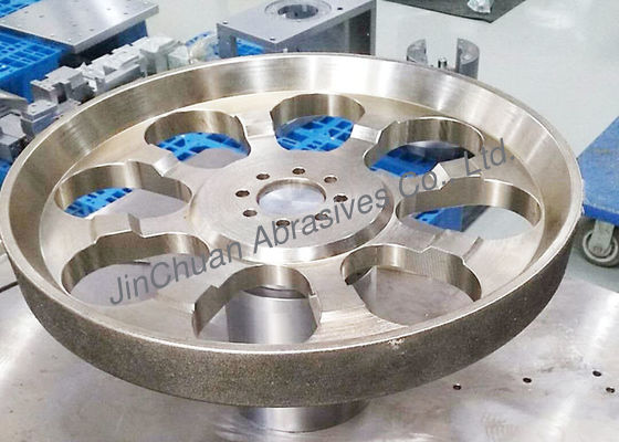 Grit B 60/70 Mạ điện CBN Bánh xe kim cương CBN Đá mài 55mm Độ dày 55mm