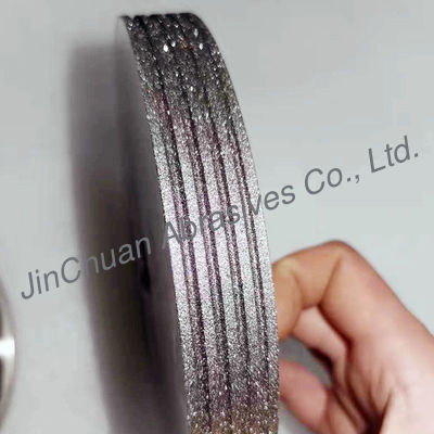 CBN Đá mài, cưa băng mài, tròn, đá mài màu nâu sẫm