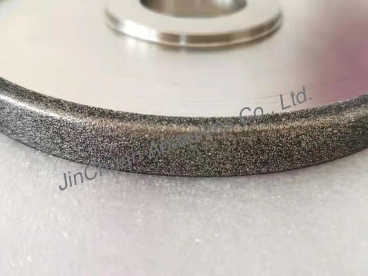 1A1 Mài mạ điện CBN Bánh xe kim cương 152 * 12,7 * 34,93 * 5 B80/100