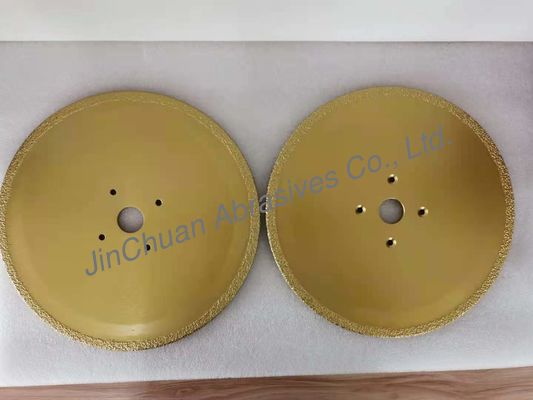 D20 / 25 Bánh xe kim cương thiêu kết Grit 300 * 10 * 30 * 12 * R2.9