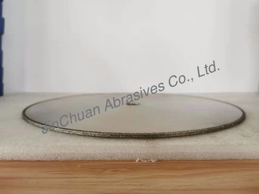 D35 / 40 Grits Bánh mài kim cương mạ điện Đĩa cắt 350 * 4 * 25.4 * 4mm