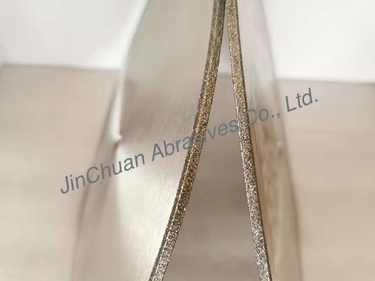 D35 / 40 Grits Bánh mài kim cương mạ điện Đĩa cắt 350 * 4 * 25.4 * 4mm