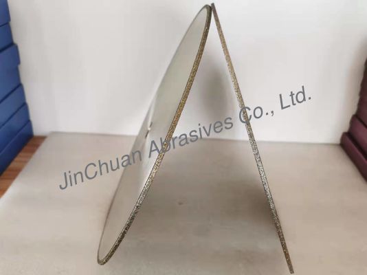 D35 / 40 Grits Bánh mài kim cương mạ điện Đĩa cắt 350 * 4 * 25.4 * 4mm