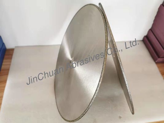 D35 / 40 Grits Bánh mài kim cương mạ điện Đĩa cắt 350 * 4 * 25.4 * 4mm