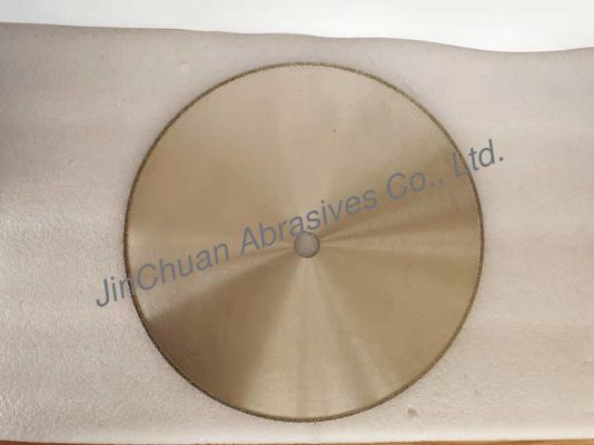 D35 / 40 Grits Bánh mài kim cương mạ điện Đĩa cắt 350 * 4 * 25.4 * 4mm