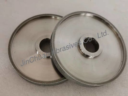 Mạ điện CBN Diamond Wheel Woodturning B80 / 100 Grit 152 * 12,7 * 34,93 * 5mm