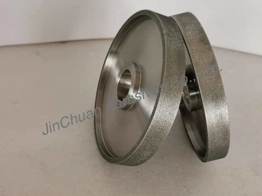 Mạ điện CBN Diamond Wheel Woodturning B80 / 100 Grit 152 * 12,7 * 34,93 * 5mm